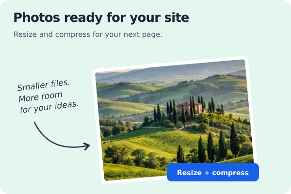 Image Compressor Settings for Email Attachments