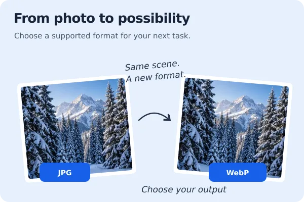 Convert BMP to WebP for Modern Web Publishing